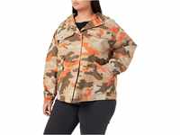 Urban Classics Damen Ladies Oversized Parka Jacket Jacke, Brick Camo, L