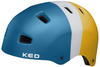 KED Unisex Jugend 5forty Fahrradhelm, 3 Colors Retro Boy, L (57-62cm)