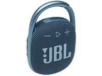 JBL CLIP 4 Bluetooth Lautsprecher in Blau – Wasserdichte, tragbare Musikbox mit