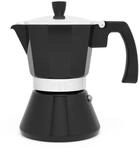 LEOPOLD Cafetera espresso 6 tazas TIVOLI-negro (Induccion)