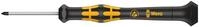Wera 1572 ESD Kraftform Micro Schraubendreher f&uuml;r Microstix-Schrauben, m x 40 mm,