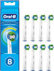 Oral-B Precision Clean Aufsteckbürsten für elektrische Zahnbürste, 8 Stück, mit