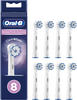 Oral-B Sensitive Clean Aufsteckbürsten für elektrische Zahnbürste, 8 Stück,
