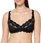 Sassa Damen BH B&uuml;gel, Einfarbig, Gr. 75B, Schwarz (Schwarz 00500)