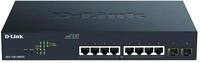 D-Link DGS-1100-10MPV2/E, 10-Port Layer 2 Gigabit PoE Smart Switch (8 x...