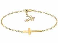 Goldhimmel Armband Kreuz Gold, 17cm
