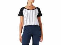Urban Classics Damen Ladies Cropped Baseball Tee T Shirt, Mehrfarbig...