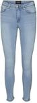 VERO MODA Damen VMTANYA MR S Piping VI352 NOOS Jeans, Blau (Hellblau), XS/34