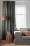 Elbersdrucke Gardine mit verdeckten Schlaufen Midnight 07 grau verdunkelnd 255...