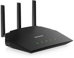 NETGEAR RAX10 WiFi 6 Router AX1800 (4 Streams mit bis zu 1,8 GBit/s, Nighthawk...