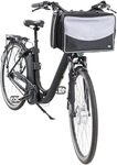 TRIXIE Hundefahrradkorb Front-Box &ndash; f&uuml;r Lenker &ndash; bis 6 kg &ndash; schwarz/grau