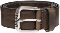 Replay Herren G&uuml;rtel aus Leder, Faded Grey Mud 035 (Braun), 85