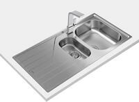 Teka Universe 60 T-XP 1&frac12;C 1E Einbausp&uuml;le, wendbar, 60 cm, gro&szlig;es Becken und...