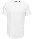ONLY & SONS Herren T-Shirt onsMATT LONGY SS TEE NOOS, Wei&szlig; (White), Gr. XXL