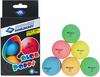 Donic-Schildkröt Tischtennisball Colour Popps, 6 farbige Bälle in Poly 40+