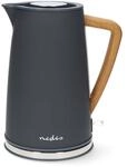 Wasserkocher - 1.7 l - Soft-Touch - Grau - Um 360 Grad drehbar - Verdecktes