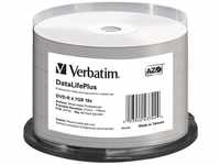 Verbatim DVD-R 16x Wide Inkjet Professional 4.7GB, DataLifePlus, 50er Pack...