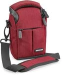 CULLMANN - 90272 - MALAGA Vario 100 - Rot - Kameratasche mit Tragegurt - 70x120x60mm