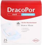 Dracopor waterproof Wundverband 8x10 cm steril, 25 St