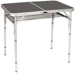 Bo-Camp - Tisch - Grau - Koffer-Modell - 90x60cm