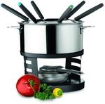 M&Auml;SER 931541 Fondueset f&uuml;r 6 Personen, 10-teiliges kompaktes Fondue Set f&uuml;r