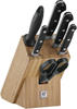ZWILLING Professional S Messerblock, 7-teilig, Bambusblock, Messer, Wetzstab und