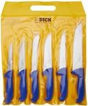 F. Dick Messer Set ErgoGrip 6-teilig (Blockmesser 18, 23 cm, Stechmesser 15,