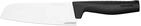 Fiskars Santoku-Messer, Hard Edge, Elegantes Design, Gesamtl&auml;nge: 29,1 cm,