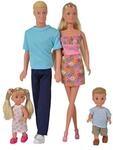 Simba 105738565 - Puppen Set Steffi Love Familie, XL