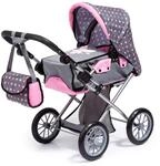 Bayer Design 13666AA Puppenwagen City Star mit Tasche, h&ouml;henverstellbarer Griff,
