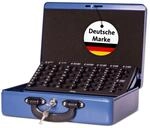 MAUL Geldkassette blau mit Z&auml;hleinsatz und Schl&uuml;ssel