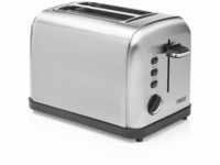 Princess Edelstahl Toaster mit zwei Schlitze – herausnehmbares Krümmelfach -