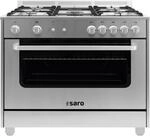 Saro 331-1165 TS95C71X Multifunktionsherd, Gas, Edelstahl
