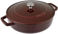 STAUB Schmorpfanne, Chistera Br&auml;ter, 24 cm, 2,5 L, Induktionsgeeignet,...
