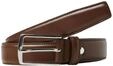 JACK & JONES Legerer Echtleder G&uuml;rtel | Klassischer Leather Belt | mit L&ouml;cher