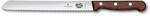 Victorinox Wood Brotmesser - Profi Brots&auml;ge mit Wellenschliff, 21 cm, Braun |...