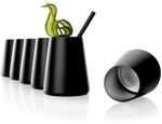 St&ouml;lzle Lausitz Power Becher Schwarz-Silber Cocktailgl&auml;ser 380 ml, 6er-Set