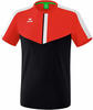 Erima Herren Squad Funktions T-Shirt, rot/schwarz/weiß, XL