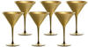 Stölzle Lausitz Cocktailschale Elements 240ml I Martini Gläser 6er Set I gold...