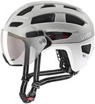 uvex Finale Visor Fahrradhelm, Sand - White matt, 56-61 cm