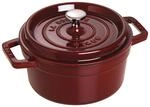 STAUB Cocotte, Gusseisen Br&auml;ter mit Deckel, 22 cm, 2,6 L, Rund, Alle Herdarten inkl