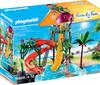 PLAYMOBIL Family Fun 70609 Aqua Park mit Rutschen, Zum Bespielen mit Wasser, Ab...