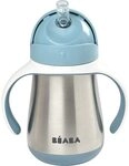 B&Eacute;ABA - Trinklernbecher - 2 in 1 Babyflasche - Kindertasse mit Strohhalm - 100%