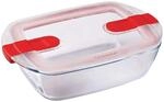 Pyrex 215PH00 Cook&Heat Cook & Heat rechteckig Glas Frischhaltedose mit Deckel,...