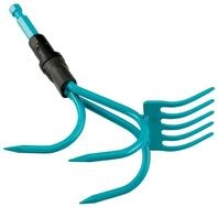 Gardena combisystem-Grubber-Rechen: Praktisches 2-in-1-Gartenwerkzeug,