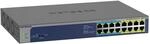 Netgear GS516UP Switch 16 Port Gigabit Ethernet LAN Ultra60-PoE Switch (mit 8X...