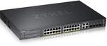 Zyxel Netzwerk Switch 24 Port | L2+ Managed GbE PoE+ | GS2220-28HP | 24x PoE...