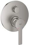 Grohe Lineare Einhandbatterie mit 3-Wege Umstellung supersteel 24095DC1