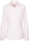 Damen Longbluse Oversized 1/1 Hemdblusenkragen 97% Baumwolle 3% Elastan