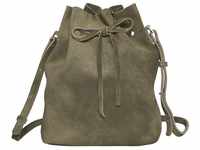 Olympus Wildleder Beuteltasche 'Olive En Vogue'